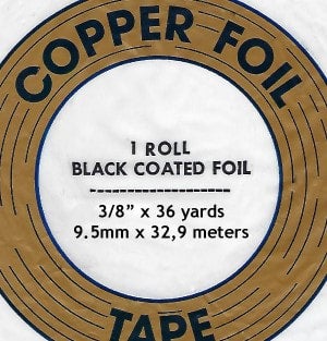 Studio Line Stained Glass Foil Copper, 7/32 in. (Pack of 2), Bronze